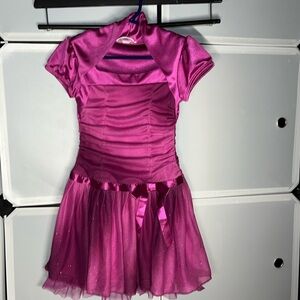 Girls Dress fushia Pink